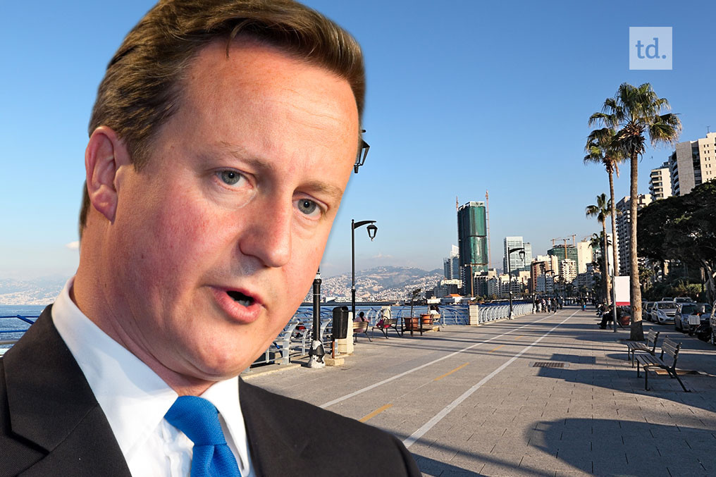 Migrants : visite de David Cameron au Liban